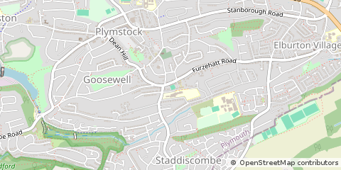 Map of Plymouth, Devon