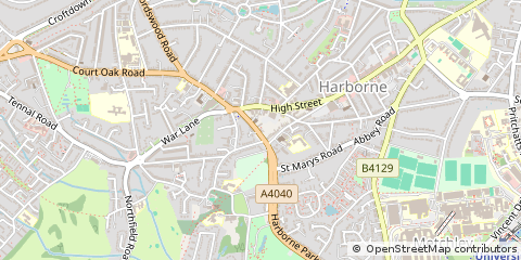 Map of Birmingham