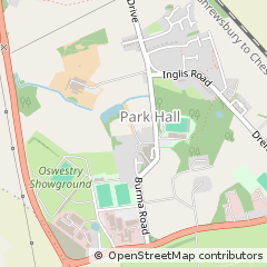 Map of Oswestry, Shropshire