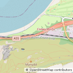 Map of Conwy