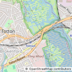 Map of Southampton, Hampshire