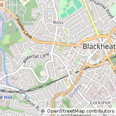 Map of Rowley Regis, West Midlands