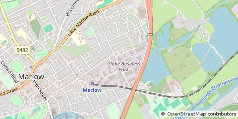 Map of Marlow