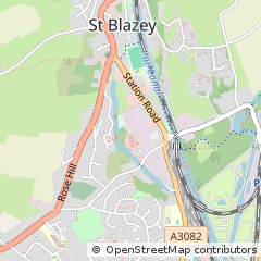 Map of ST Blazey, Select