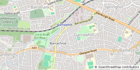 Map of Glasgow