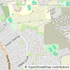 Map of Derby, Derbyshire