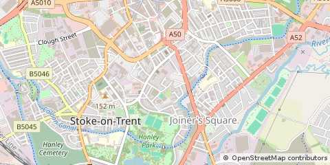 Map of Stoke-on-Trent