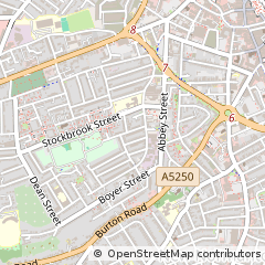 Map of Derby, Derbyshire