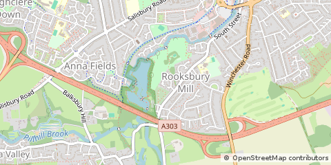 Map of Andover, Hampshire