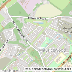 Map of Penicuik, Midlothian