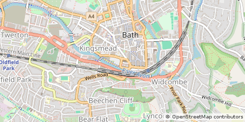 Map of Bath