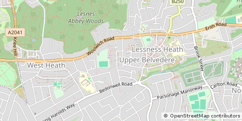 Map of Upper Belvedere
