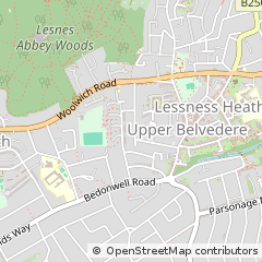 Map of Upper Belvedere