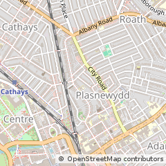 Map of Cardiff