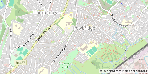 Map of Cardiff