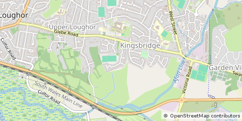 Map of Swansea