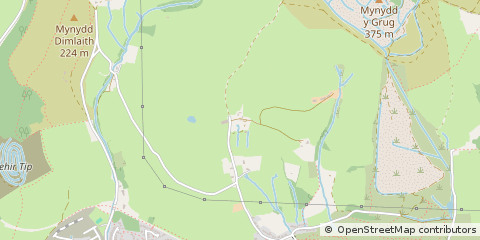 Map of Caerphilly
