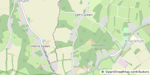 Map of Sevenoaks, Kent