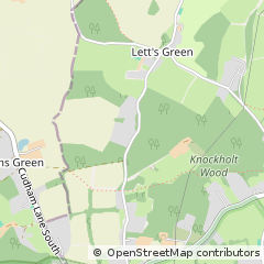 Map of Sevenoaks, Kent