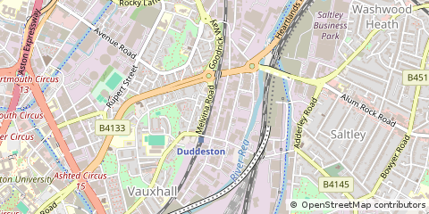 Map of Birmingham