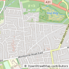 Map of Ferndown, Dorset