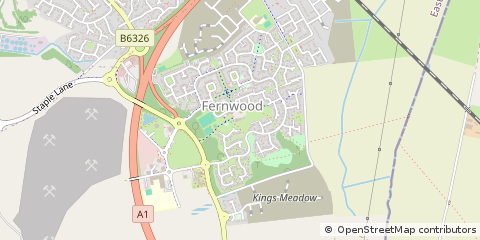 Map of Newark, Nottinghamshire