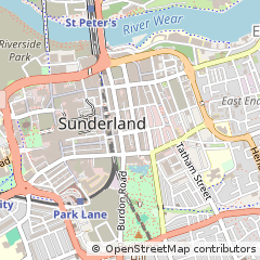 Map of Sunderland