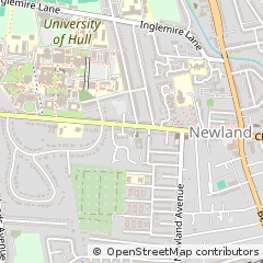 Map of Hull, East Yorkshire