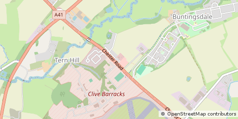 Map of Market Drayton