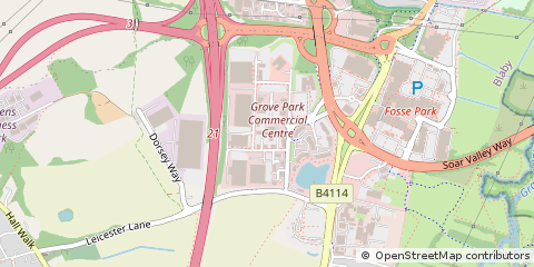 Map of Leicester