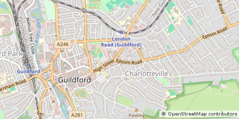 Map of Guildford