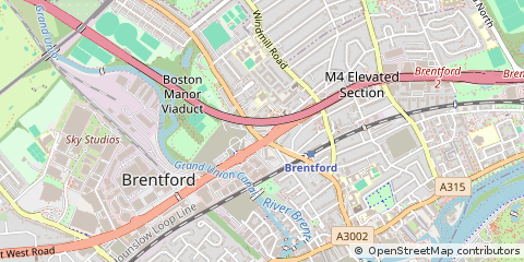 Map of Brentford