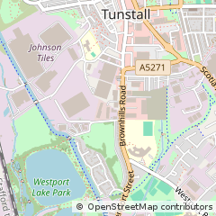 Map of Stoke-on-Trent, Staffordshire