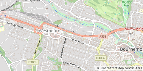 Map of Bournemouth
