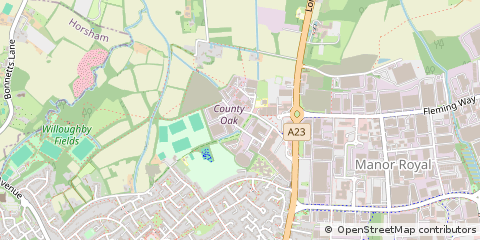 Map of West Sussex