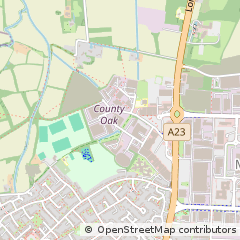 Map of West Sussex