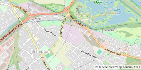 Map of Rotherham