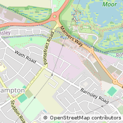 Map of Rotherham