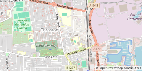 Map of Hartlepool