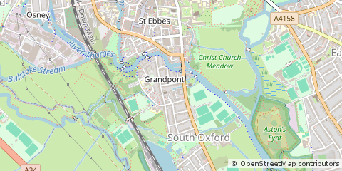 Map of Oxford, Oxfordshire