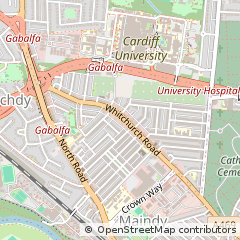 Map of Cardiff