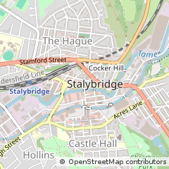 Map of Stalybridge, Greater Manchester