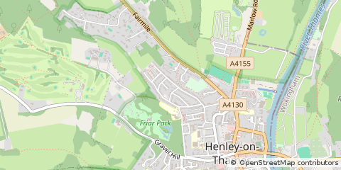 Map of Henley-on-Thames