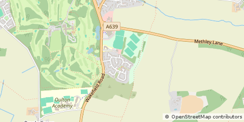 Map of Leeds, West Yorkshire