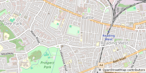Map of Reading