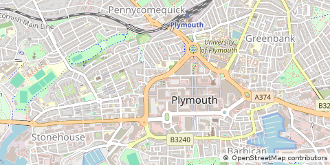 Map of Plymouth