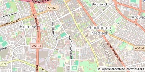 Map of Manchester