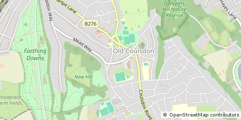 Map of Coulsdon