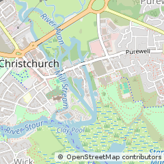 Map of Christchurch