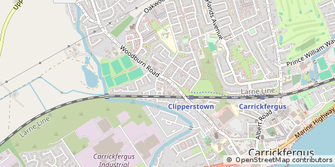 Map of Carrickfergus